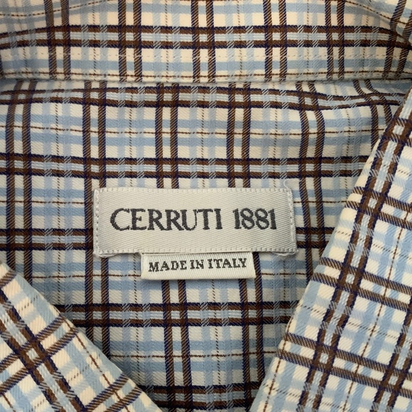 "Cerruti" Men's long sleeves button down shirt - Picture 3 of 7
